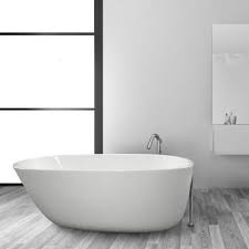 Hydro Systems Corvallis 58 In Stone Resin Flatbottom Bathtub In White Cor5830tow The Home Depot Free Standing Bath Tub Hydro Systems Bathtub
