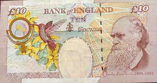 It joins the churchill £5 in the first family of polymer bank of england banknotes and a new £20 note featuring j.m.w turner will follow in 2020. 10 Pounds Elizabeth Ii Charles Darwin Paper England Numista