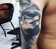 Colour realism stormtrooper tattoo by @paulmarino917. Star Wars Stormtrooper Tattoo By Klebyz Soares Post 19084