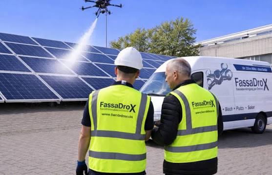 Glas- & Photovoltaik Reinigung Düsseldorf - Fassadenreinigung FassaDroX