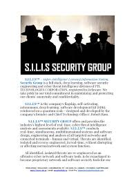 Over time, i&a has periodically struggled to demonstrate its value among its intelligence community peers. Silis Security Group Capabilities Final Computer Security Security