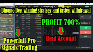 The robot was created by a team of independent developers and is not affiliated with binomo. Binomo Best Winning Strategy And Fastest Withdrawal Powerfull Pro Signals Trading Youtube