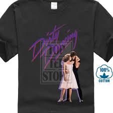 Buyartforless dirty dancing 1987 36x24 movie art print poster jennifer grey patrick swayze time of your life 4.8 out of 5 stars 32 $4.99 $ 4. Dirty Dancing Poster Patrick Swayze Dtg T Shirt White All Sizes S 4xl Quality Print New Summer Style Cotton Buy At The Price Of 8 10 In Aliexpress Com Imall Com