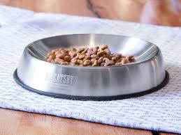 How Your Cat S Food Dish May Be Affecting His Eating Habits Cat Food Bowl Food Bowl Cat Food Dish