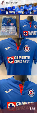 Crea tu imagen del jersey de fútbol de cruz azul 2019/20 con tu nombre y número, puedes usarla como foto de perfil, fondo de pantalla móvil, historias o imprimirlas. Jersey New Cruz Azul Size Xlarge Jersey Soccer Jersey 2019 2020
