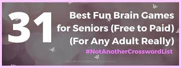 Aarp has new free games online such as mahjongg, sudoku, crossword puzzles, solitaire, word games and backgammon! 31 Best Fun Brain Games For Seniors And Adults Free To Paid Memory Health Made Easy