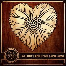 Free Free Sunflower Heart Svg 500 SVG PNG EPS DXF File