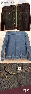 Duffer Of England Cowboy Denim Indigo Jean Jacket Green Leather Jackets Fall Denim Jacket Fall Denim