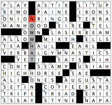 Rex Parker Does The Nyt Crossword Puzzle Edmonton Six Tue 3 31 15 Broadway Compose Jule California County East Of Sonoma Picasso S Lady With Singer Bareilles Source