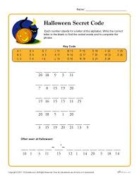 Alphabet bingo alphabet flashcards alphabet games alphabet song capital letters consonants the vowels. Halloween Secret Code Printable Activity