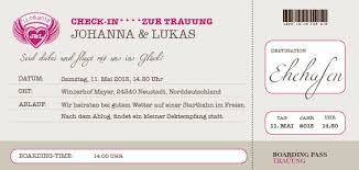 Hochzeitskarten spielen bei der hochzeit eine wichtige rolle, denn sie begleiten das brautpaar, von der einladung bis zur danksagung. Weltenbummler Flugticket Boarding Pass Hochzeitseinladung
