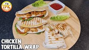 In a serving bowl add a mound of shredded chicken. Chicken Tortilla Wrap Recipe Chicken Wraps Recipes Healthy Tortilla Wraps Comfort Food Youtube