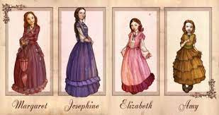 Mujercitas Louisa May Alcott Fragmento Mujercitas Devoradora De Libros Personajes Ilustracion