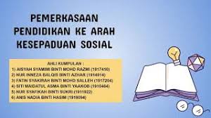  namun usaha kurang berhasil kesan daripada latar belakang budaya dan warisan peradaban yang berbeza. Pemerkasaan Pendidikan Ke Arah Kesepaduan Sosial Youtube