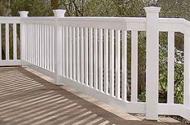Holzterrasse Treppengelander Balustrade Hartholz Weiss Aussentreppe Balkon Gelander Holz Veranda Gelander