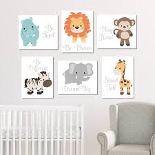 Zoo Animal Nursery Wall Art Zoo Animal Prints Or Canvas Baby Etsy Animal Wall Art Nursery Baby Boy Nursery Decor Zoo Animals Nursery