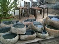(japanese water garden) chisen meaning a water garden made with a pond or a spring, usually with a low mound to. Ishi Bachi Stone Bowls Japanese Stone Lanterns Basins