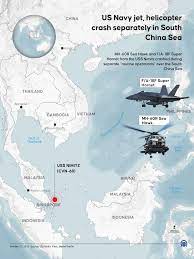 Navy helicopter, jet from USS Nimitz crash in South China Sea
