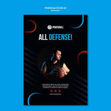 Download Flyer Template For Basketball Game Playing For Free In 2020