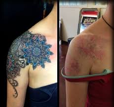 The extended surface is ideal for inking large, slender, and coiled designs with tattoos that run up the body, sometimes wrapping around the thigh to the. Shouilder Mandala Cover Up Tattoo Design Best Tattoo Ideas Gallery