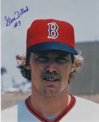 AUTOGRAPHED STEVE DILLARD 8X10 Boston Red Sox photo