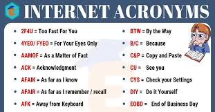 Imo Meaning List Of 70 Popular Internet Acronyms In English In 2020 Mathematics Online Meant To Be Short Message Service