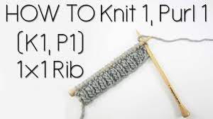 Ok, so we're only making bracelets, necklaces and headbands here, but out of all the time i've spent knitting with my girls, we still haven't actually finished anything. How To Knit And Purl 1x1 Rib Youtube