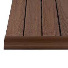 Avec des emplacements à montréal (québec) et toronto. Newtechwood 1 6pi X 1pi Carreau De Terrasse En Composite Quick Deck Moulure Droite En Ipe Home Depot Canada