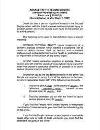 Assault In The Second Degree Ny Penal Law 120 05 New York Criminal Attorneys