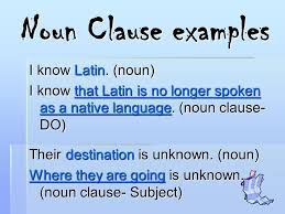 Check out our page and find our noun clause examples and learn how to weave a noun clause into your own writing. Clauses Identifying Adjective Adverb And Noun Clauses In A Sentence Ppt Download