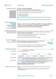 Conquiste o emprego de seus sonhos criando um currículo online no canva. Modelo De Curriculo Europeu Para Preencher Cv Europass