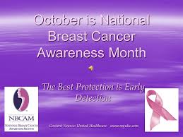 During october — breast cancer awareness month — i want to share some of my firsthand business insights into the breast cancer field. October Is National Breast Cancer Awareness Month Ppt Video Online Download