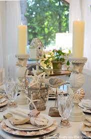 These designs typically include colors that resemble turquoise waters and white sand, but the beach house interior design ideas in your home can include seashells, surfboards, and other accessories that make you think of the seashore. Beach Nautical Themed Table Settings Between Naps On The Porch