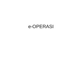 Sebuah modul data operasi (login eoperasi) telah disediakan bagi memudahkan sistem pengurusan sekolah dilakukan secara online. Panduan E Operasi