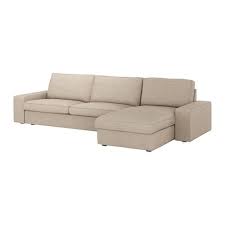 Kivik With Chaise Longue Hillared Beige 4 Seat Sofa Ikea