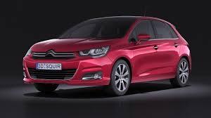 Citroen C4 2017 3d Model Ad Citroen Model Citroen C4 Citroen Compact Cars