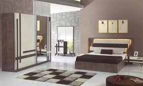 Sevil Yatak Odasi Icerisindeki Parcalar Dolap Sifonyer 2 Adet Komodin Karyola Ve Karyola Basucudur Takimin Modern Bed Minimalist Living Room Bed Design