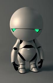 Marvin The Paranoid Android Hitchhikers Guide To The Galaxy His Favourite Saying Was Life Don T Talk To Me Ab Robot Art Paranoid Android Robots Concept