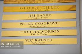 Brass strips engraved with the names of Jim Banke, Peter Cosgrove, Todd  Halvorson and Vic Ratner were unveiled during a ceremony