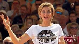 Maybe you would like to learn more about one of these? Anna Maria Zimmermann Himmelblaue Augen Immer Wieder Sonntags 4 8 2019 Youtube