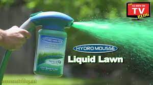 Hydroseeding is een effectieve manier om een groot gebied met gazon af te dekken. Hydro Mousse As Seen On Tv Commercial Buy Hydro Mousse As Seen On Tv Spray On Grass Seed Youtube