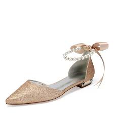 Wählen sie die große mode zu kleinen preisen: Frauen Funkelnde Glitzer Flascher Absatz Flache Schuhe Sandalen Mit Nachahmungen Von Perlen Strass Pailletten Funkelnde Glitzer Perle 047202970 Jj S House