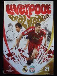 The Kop Locker Timeline Real Madrid Liverpool Football Program