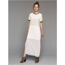 En Yeniler Yaprak Desenli Tul Detayli Elbise Twist Via Polyvore Polyvore