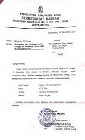Contoh surat undangan untuk gubernur. Undangan Menghadiri Upacara Peringatan Hari Pahlawan Ke 74 Tahun 2019 Website Resmi Pemerintah Kabupaten Bone