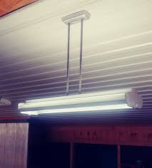 Art Deco Fluorescent Light Fixture Led Mid Century Office Pool Table