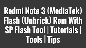 Flash redmi note 3 mtk matot. Redmi Note 3 Mediatek Flash Unbrick Rom With Sp Flash Tool Tutorials Tools Tips Youtube