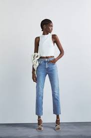Zara zählt zu den größten modeunternehmen der welt und bietet die komplette bekleidung wie pullover, kleider, hosen, schuhe und accessoires für damen, herren und kinder. Zara Hosen Jeans Fur Damen Online Kaufen Fashiola Ch