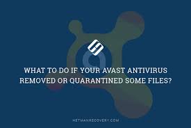 Follow us and stay safe online. What To Do If Your Avast Antivirus Removed Or Quarantined Some Files Hetman Software Corporate Blog Habr
