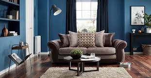 Brown couch, couch and blue accents on pinterest. Brown Sofas Dfs